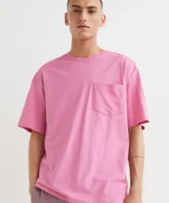 Soft Pink Oversized T-Shirt for Women