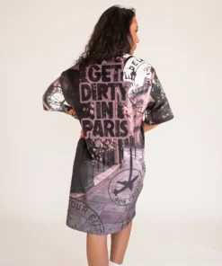 Альтернативний вигляд Туніка з велюру «Get Dirty in Paris»